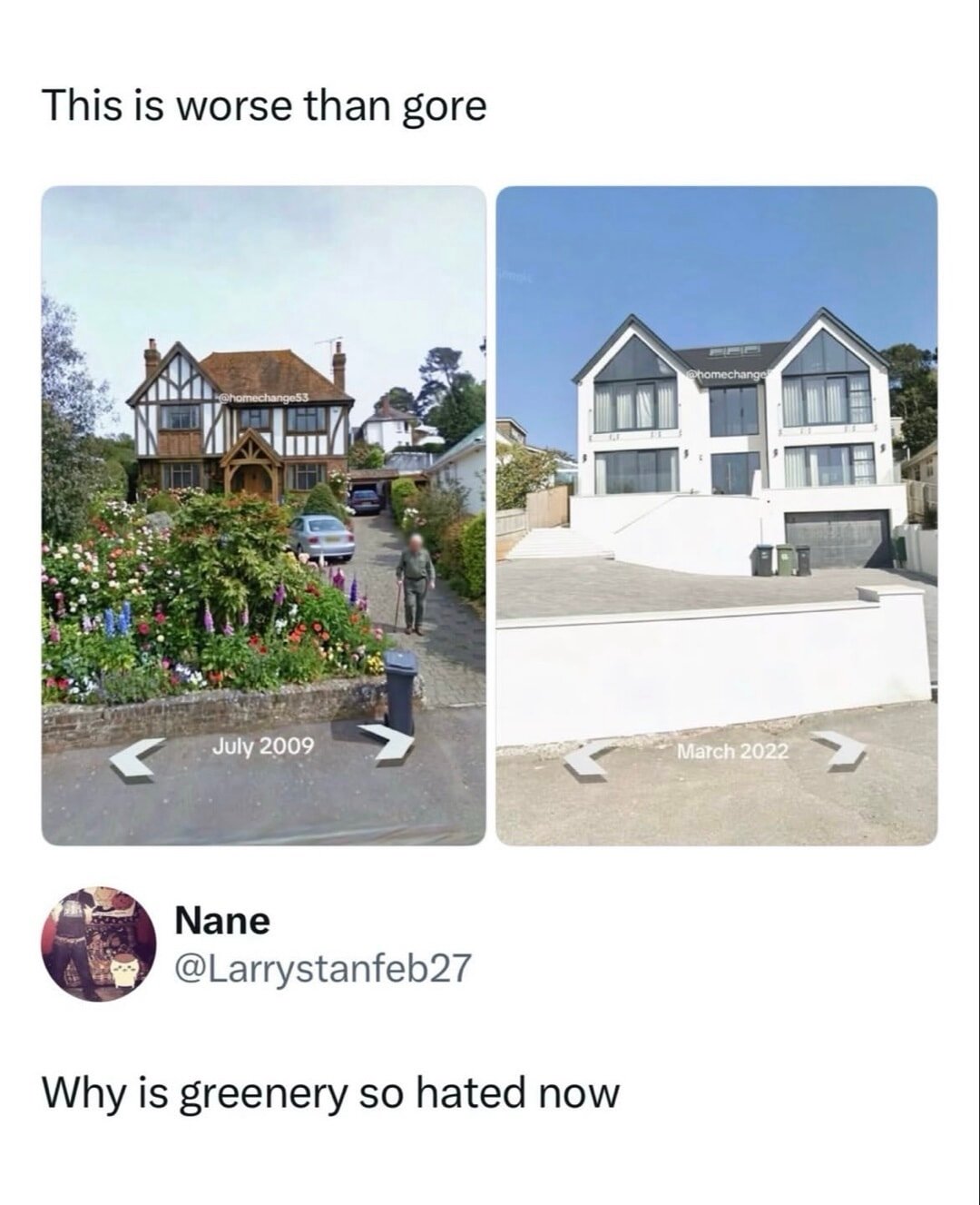 Why is greenery so hated now