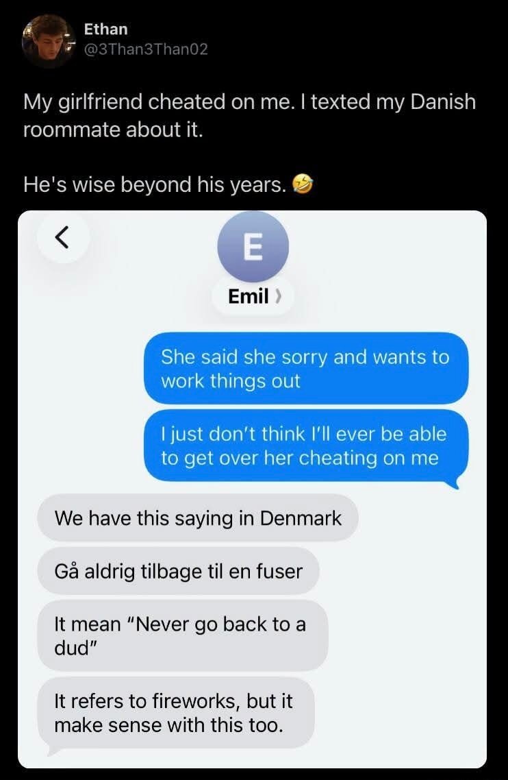 He’s wise beyond his years.