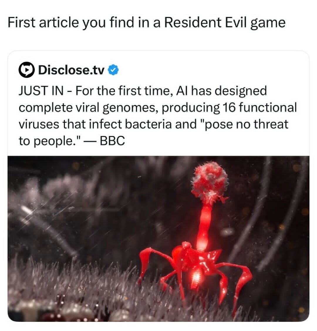 First article you find in a Resident Evil game