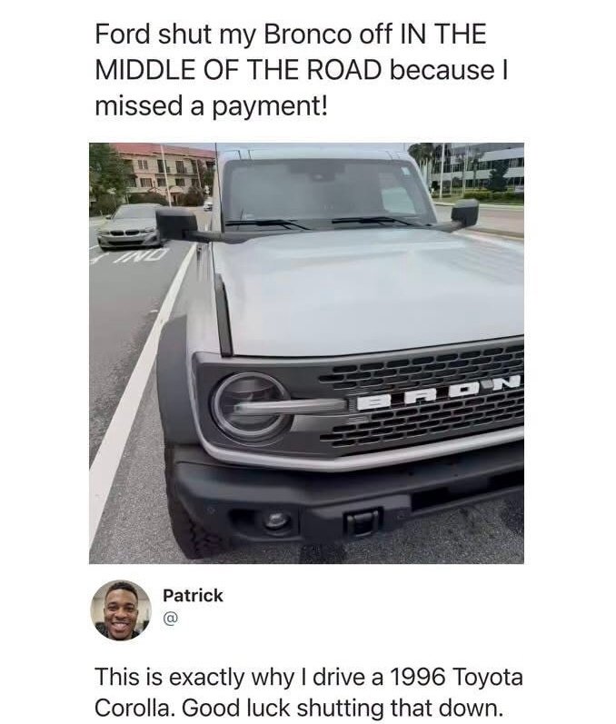 This is exactly why I drive…