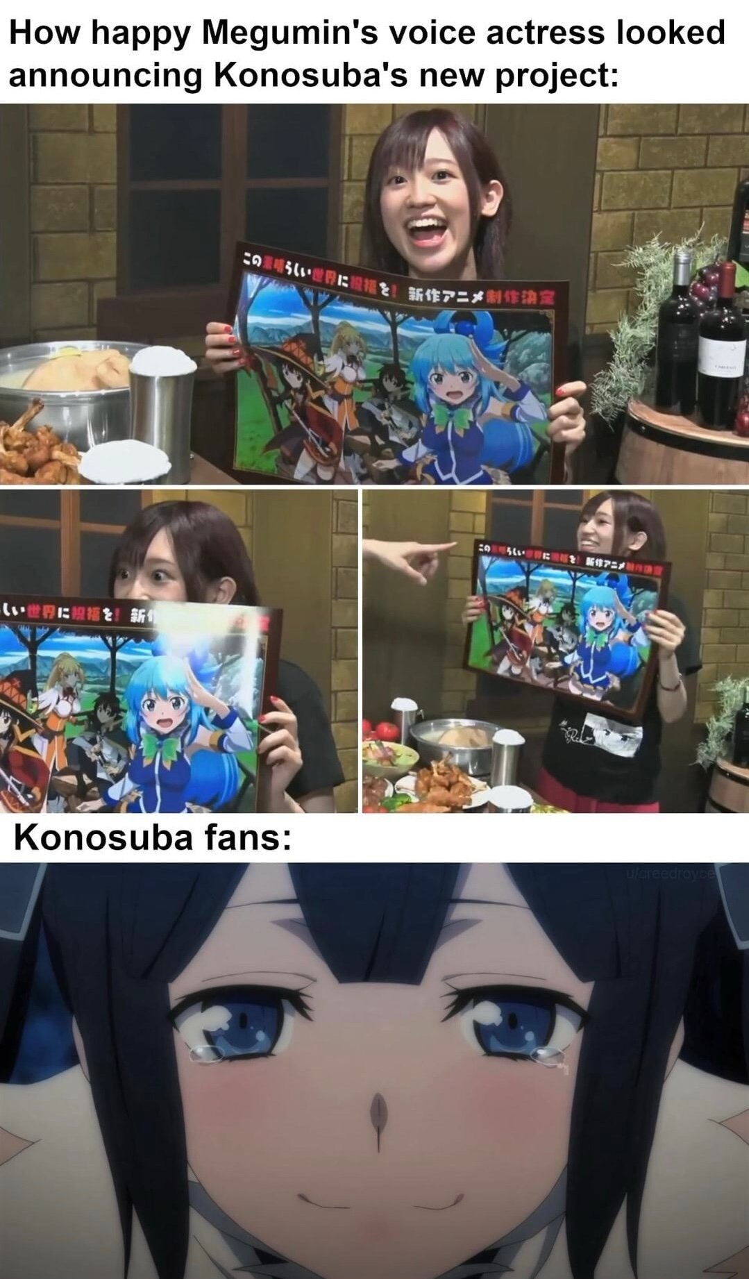 Konosuba fans