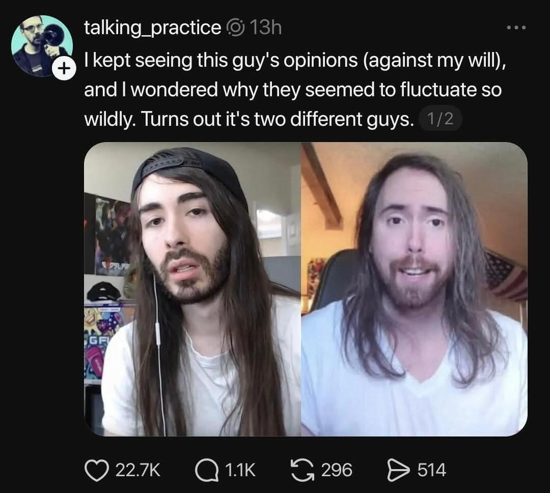 Turns out it’s two different guys.