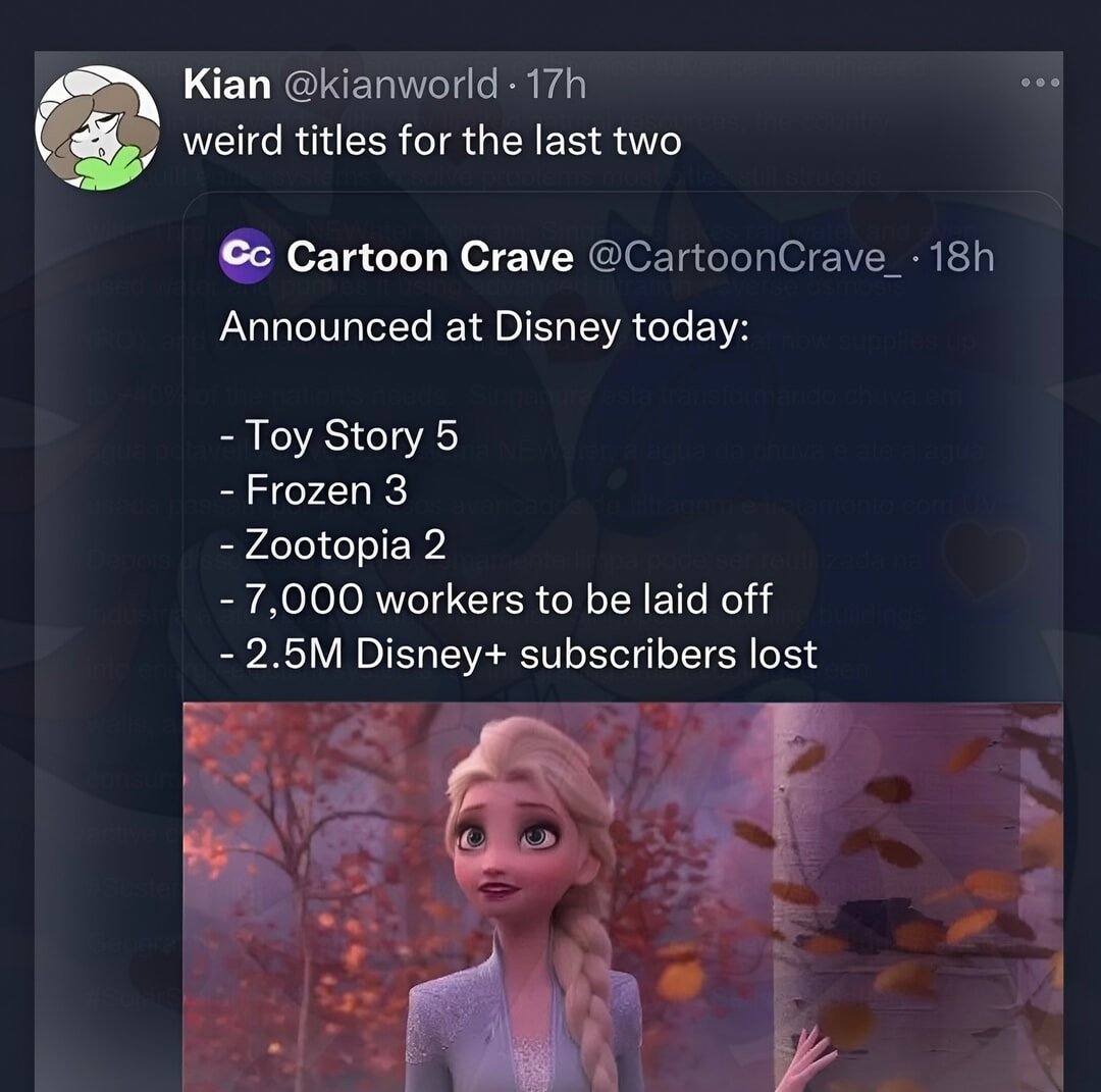 Weird titles for the last two.