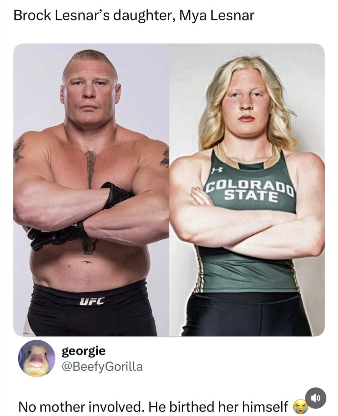 Brock Lesnar’s daughter, Mya Lesnar