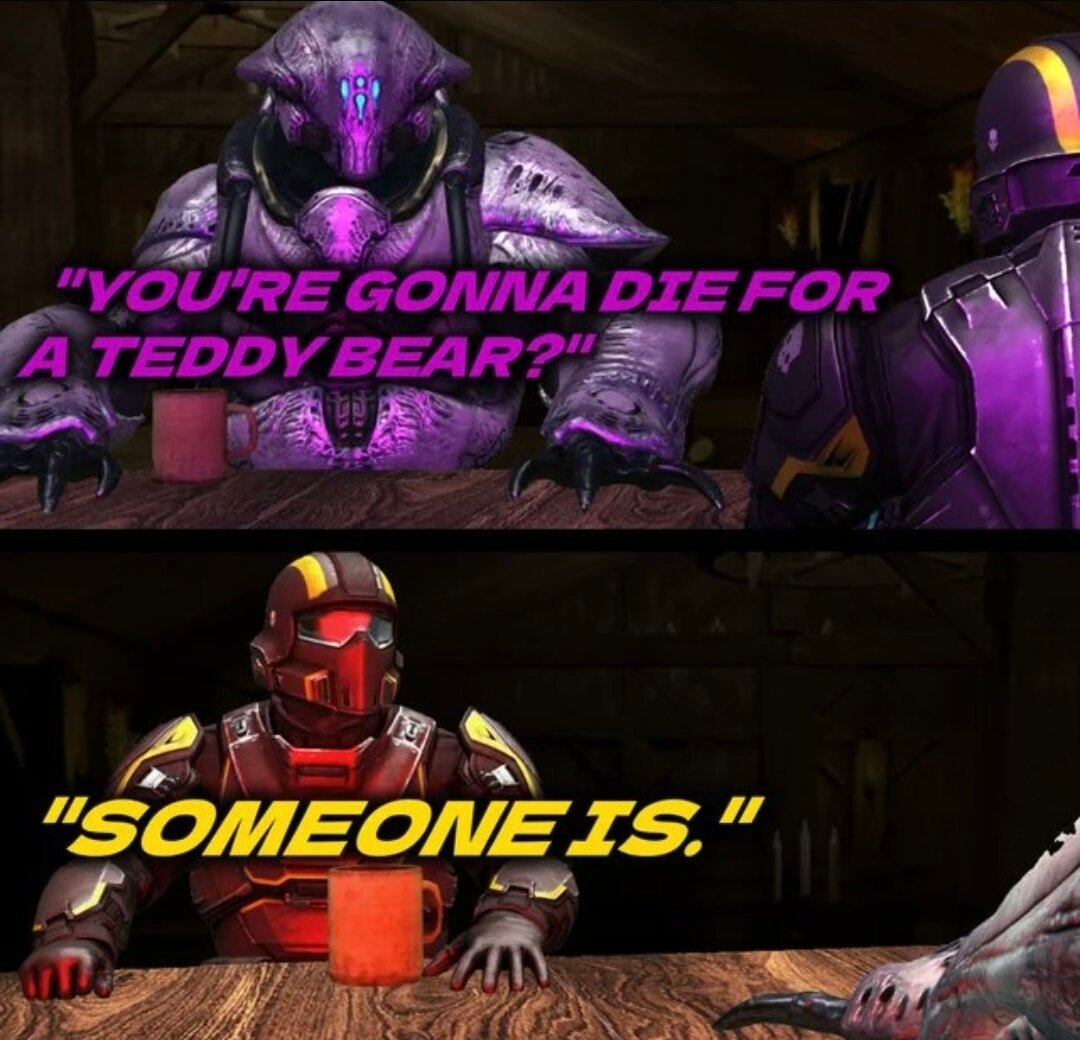 Someone is