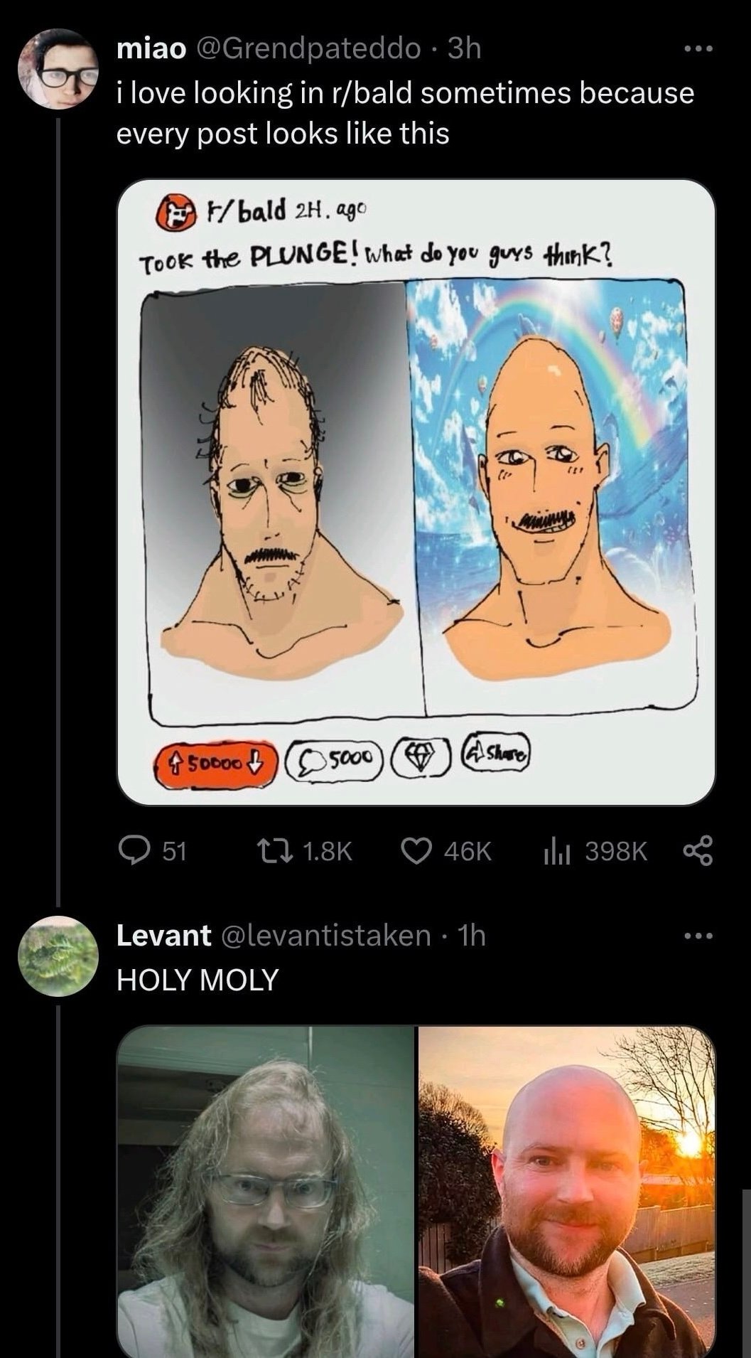 I love looking