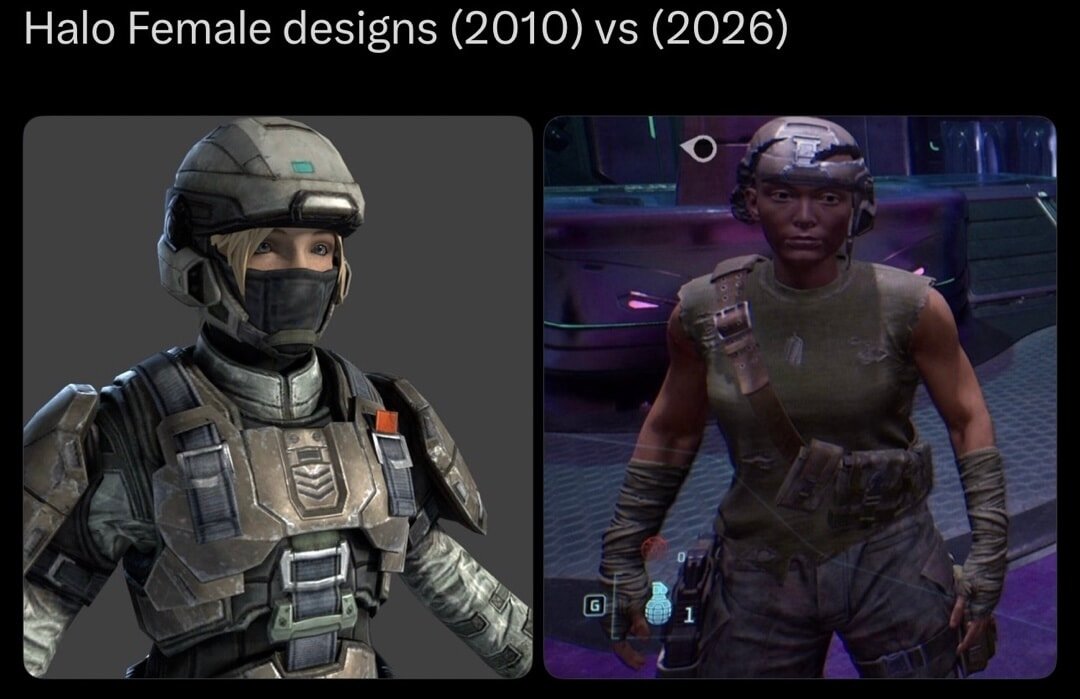 Halo female designs