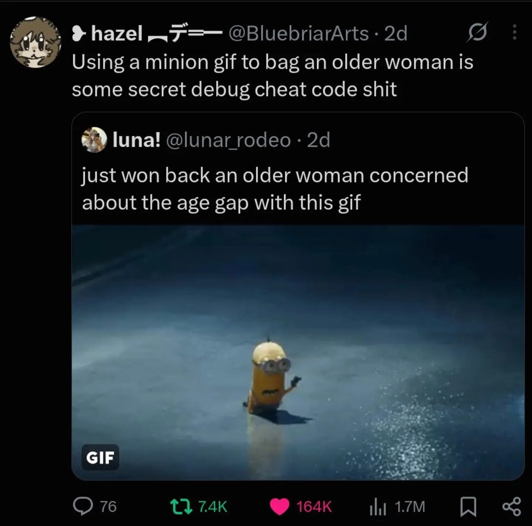 Using a minion gif